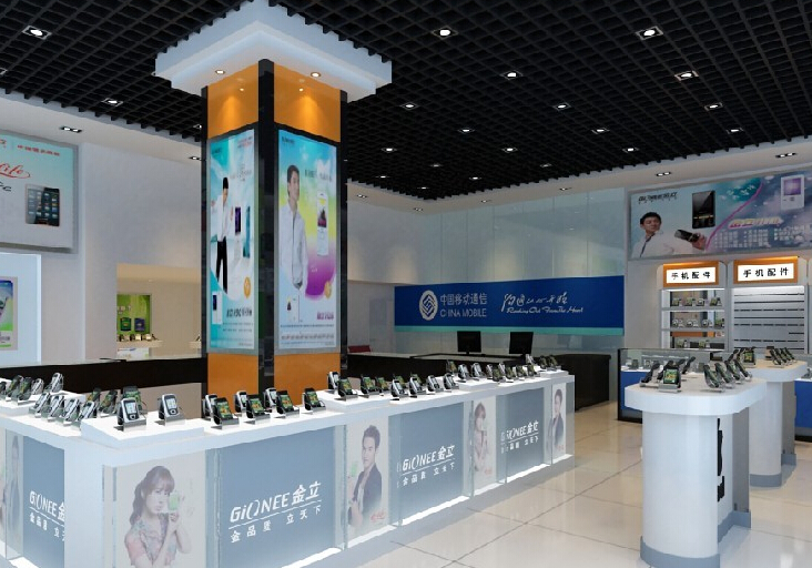 上海手機(jī)店鋪裝修效果圖(圖4)