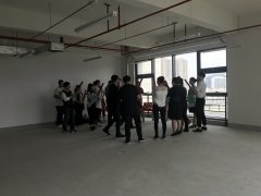 上海壹隆企業(yè)辦公室裝修開工現(xiàn)場(chǎng)
