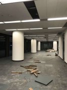 浦東保利廣場(chǎng)辦公室裝修還原工地現(xiàn)場(chǎng)